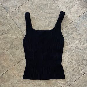 Aritzia Sculpt Knit Squareneck Tank Top